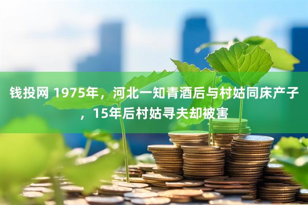钱投网 1975年，河北一知青酒后与村姑同床产子，15年后村姑寻夫却被害