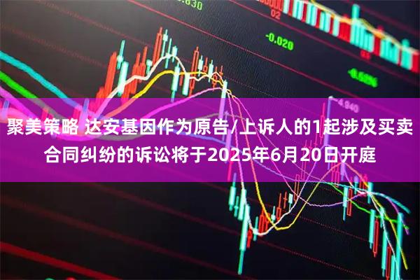 聚美策略 达安基因作为原告/上诉人的1起涉及买卖合同纠纷的诉讼将于2025年6月20日开庭